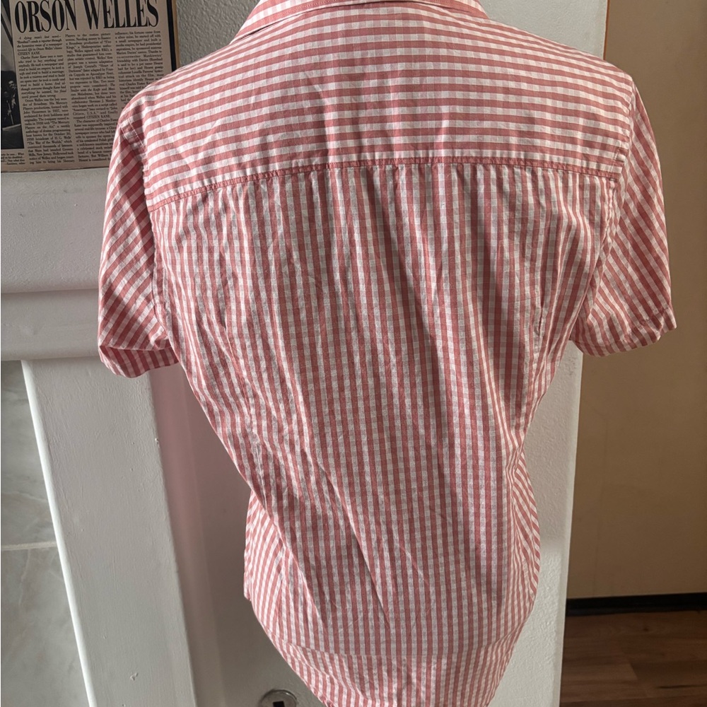 Perry Ellis Red Striped Slim Fit Men's Shirt SZ S Great Condition. - Picture 5 of 6